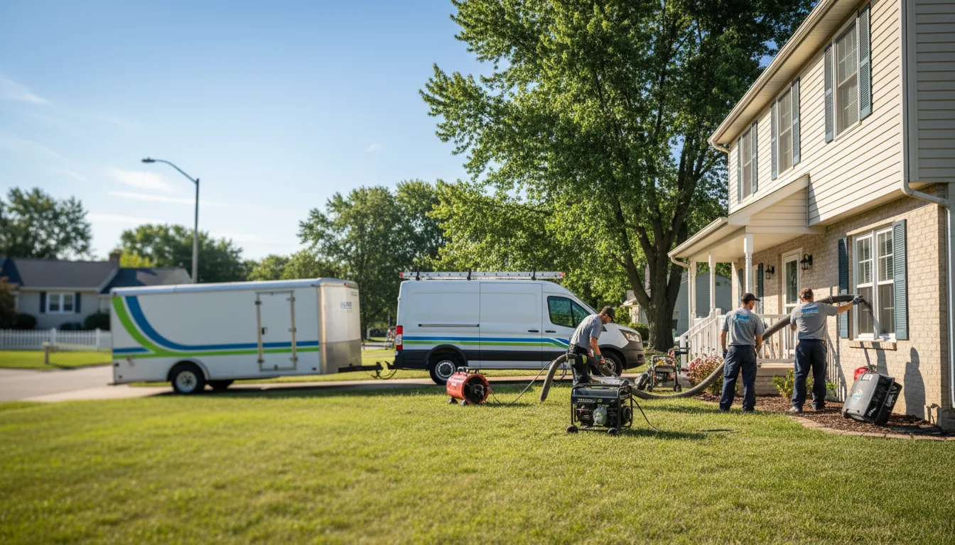 Flooded Basement Restoration And Cleanup With Repair in Lu Verne, IA near me